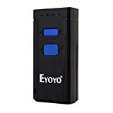 EYOYO Portable Bluetooth Wireless 1D QR Barcode Scanner Lector de código de barras 2D Compatible con Windows, Android, iOS y funciona con iPad, iPhone, teléfonos Android, tabletas o ordenadores