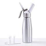 Impeccable Culinary Objects (ICO) Sifon de Cocina Profesional para Espumas y Nata (500ml, Aluminio)