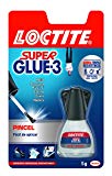 Loctite Super Glue-3 con pincel aplicador, adhesivo univeral instantáneo, 5gr