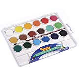 Jovi - Acuarelas, estuche con 18 pastillas de 22 mm, colores surtidos (800/18)
