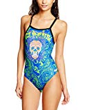 Miws Circus Bañador de Natación, Mujer, Multicolor (Azul/Amarillo/Rojo), L
