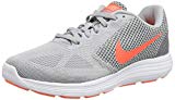 Nike Revolution 3 - Zapatillas de Entrenamiento, Mujer, Multicolor (WLF Gry/Hypr Orng Cl Gry ATMC), 38