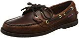 Sebago VICTORY B52043 - Náuticos de cuero para mujer, Marrón, 40