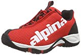 alpina680267 - Zapatillas de Trekking y Senderismo de Media Caña Unisex Adulto, Color Rojo, Talla 37 EU