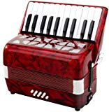 Classic Cantabile 31496 - Acordeón para niños 8 bajos, color rojo