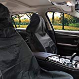 Migimi Kit de 2pcs Cubierta de Asiento Coche, Funda de Asiento Universal, Funda Silla Coche, Funda Asiento Cubre Coche, Protector Asiento Coche Respaldo
