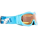 Ultrasport Gafas de esquí con Lente antivaho para Niños, Azul Claro/Azul/Naranja, Talla Única
