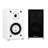 Auna Linie-300-SF-WH Altavoces HiFi de estantería pasivos de 2 vías