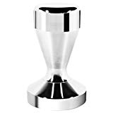 Caf¨¦ Sabotaje m¨¢quinas, Di¨¢metro 51mm Dland Grip inoxidable Base Plana Acero manija Frijol Barista Espresso Sabotaje Cocina presi¨®n Accesorios