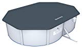 Bestway 58293 - Cobertor de invierno para piscinas de chapa ovalada de 500 x 360 cm