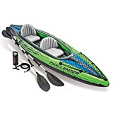 Intex 68306 Challenger K2 - Kayak hinchable con 2 remos para 2 personas, 351 x 76 x 38 cm