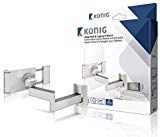 König KNM-FMTM30 - Soporte de Tablet, Color Blanco/Gris