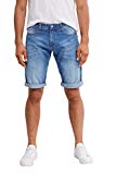 edc by Esprit 047cc2c001, Pantalones Cortos para Hombre, Azul (Blue Medium Wash), X-Small (Talla del Fabricante: 28)