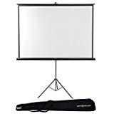 "iggual Pantalla Mural 180x180cm con Trípode - Pantalla para proyector (Manual, 2,54 m (100""), 180 cm, 180 cm, 1:1, Negro, Blanco)"