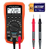 Crenova MS8233D Multímetro Digital Auto-ranging Detector de voltaje AC/DC Corriente AC/DC Resistencia Diodos probador del metro portátil con luz de fondo