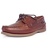 Chatham Marine - Náuticos de cuero para hombre, Marrón, 41