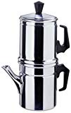 Ilsa Napoletana Cafetera, Aluminio, Plata, para 1 Taza