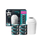 Tommee Tippee Sangenic Tec - Set básico de contenedor de pañales (con 6 recambios)