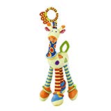 NUOLUX Silla de paseo asiento de coche juguete infantil Baby cama cuna cuna cochecito colgante jirafa juguete colgante con sonido de campana