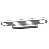 Mabor Lámpara de Baño Tocador, Luz 12W 38cm para Pared Frontal de Espejo de Maquillaje contra Niebla Impermeable Ligero Moderno