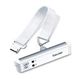 Beurer LS 10 - Báscula para maletas, capacidad de 50 kg, con linterna, ideal para viajes, color blanco