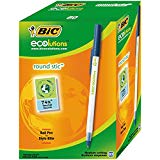 BIC Round Stic - Paquete de 60 bolígrafos reciclado, color azul