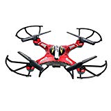 COOCHEER JJRC H8D RC Quadcopter Drone Helicóptero con Transmisor FPV Monitor de Tiempo Real Transporte Vídeo Modo sin Cabeza, 5,8 g de 2MP HD de la Cámara