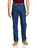 Lee Brooklyn Straight, Pantalones Para Hombre, Azul (Dark Stonewash), W33/L34
