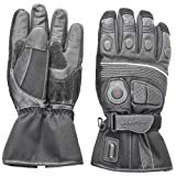 VentureHeat Guantes para moto calefactables, color negro