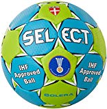 Select Solera - Pelota de balonmano, Azul/Verde, 1