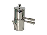 Ilsa Napoletana Cafetera, Acero Inoxidable, Plata, para 1-2 Tazas