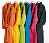 Home Basic - Albornoz con cuello tipo smoking, talla XXL, color negro