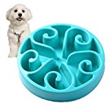 Splink Perro Gato Mascota Tazón de Fuente portatil Anti-Gulping,Antideslizante Alimentacion plato alimentador Tazon Comedero para Mascotas Bebedero Cuenco Bol Recipiente