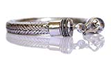 Plata tibetana Pulsera de cadena de serpiente para hombre