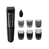Philips Barbero MG3730/15 - Recortador de Barba y Precisión 8 en 1, Cuchillas autoafilables, Incluye Funda de Viaje