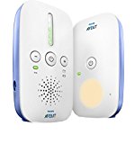 Philips Avent SCD501/00 - Vigilabebés DECT con luz nocturna, alcance de hasta 300 m