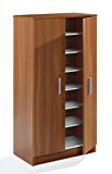 HOGAR24 - Mueble zapatero de gran capacidad con estantes CEREZO