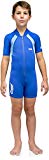 Cressi Unisex Wetsuit Neoprene, Traje de Buceo 1.5 mm para Niños, Azul (Blue/Blue Light), 3-4 Años (Talla fabricante: M)