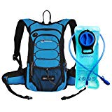 Miracol hidratación mochila con 2L agua vejiga - térmica aislamiento Pack mantiene líquido fresco hasta 4 horas – mejor engranaje al aire libre para correr, senderismo, ciclismo y mucho más