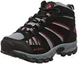 Columbia Childrens North Plains Mid Waterproof, Botas de Senderismo para Niños, Gris (Grey Ash/Mountain Red), 25 EU