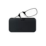 ThinOptics baja potencia +1,50. Gafas de lectura con estuche color negro