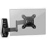 "Duronic TVB1120 Soporte TV de Pared Ultra Delgado Inclinable y Giratorio para Pantallas, LED, LCD, Plasma, Curvada, Monitor de 13"" a 30"" Pulgadas hasta 18 kg de Peso - Montaje SOLO Compatible con VESA 100 - VESA 75"