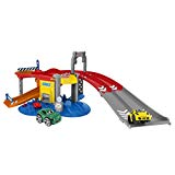 Chicco - Garaje Turbo Team Stop&Go, con 2 Coches y 4 Modos de Juego