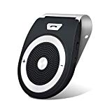 Aigital Bluetooth Manos Libres Coche Kit AUTO POWER ON con Sensor de Movimiento Integrado, reducción de eco y ruido