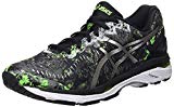 Asics Gel-Kayano 23, Zapatillas de Running para Hombre, Color Negro (Black/Silver/Green Gecko), 46 EU (10.5 UK)