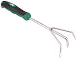 Draper Expert 28268 - Tridente cultivador (acero inoxidable, mango suave)
