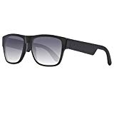 Carrera Unisex adulto 5002 9O BIL Gafas de sol, Negro (Black Shiny Semsh/Dark Grey Sf), 55