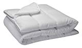 Relleno nórdico / edredón de microfibra, tacto pluma, primavera, verano, otoño, 100 gr/m², 240 x 220 cm, para cama de 150/135 cm - Otros tamaños disponibles, color blanco
