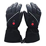 Guantes calefactables SAVIOR con batería recargable de Li-Ion. Para hombres y mujeres, guantes calefactables