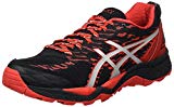 Asics Gel-Fujitrabuco 5, Zapatillas de Trail Running para Hombre, Varios Colores (Black/Vermilion/Silver), 42.5 EU